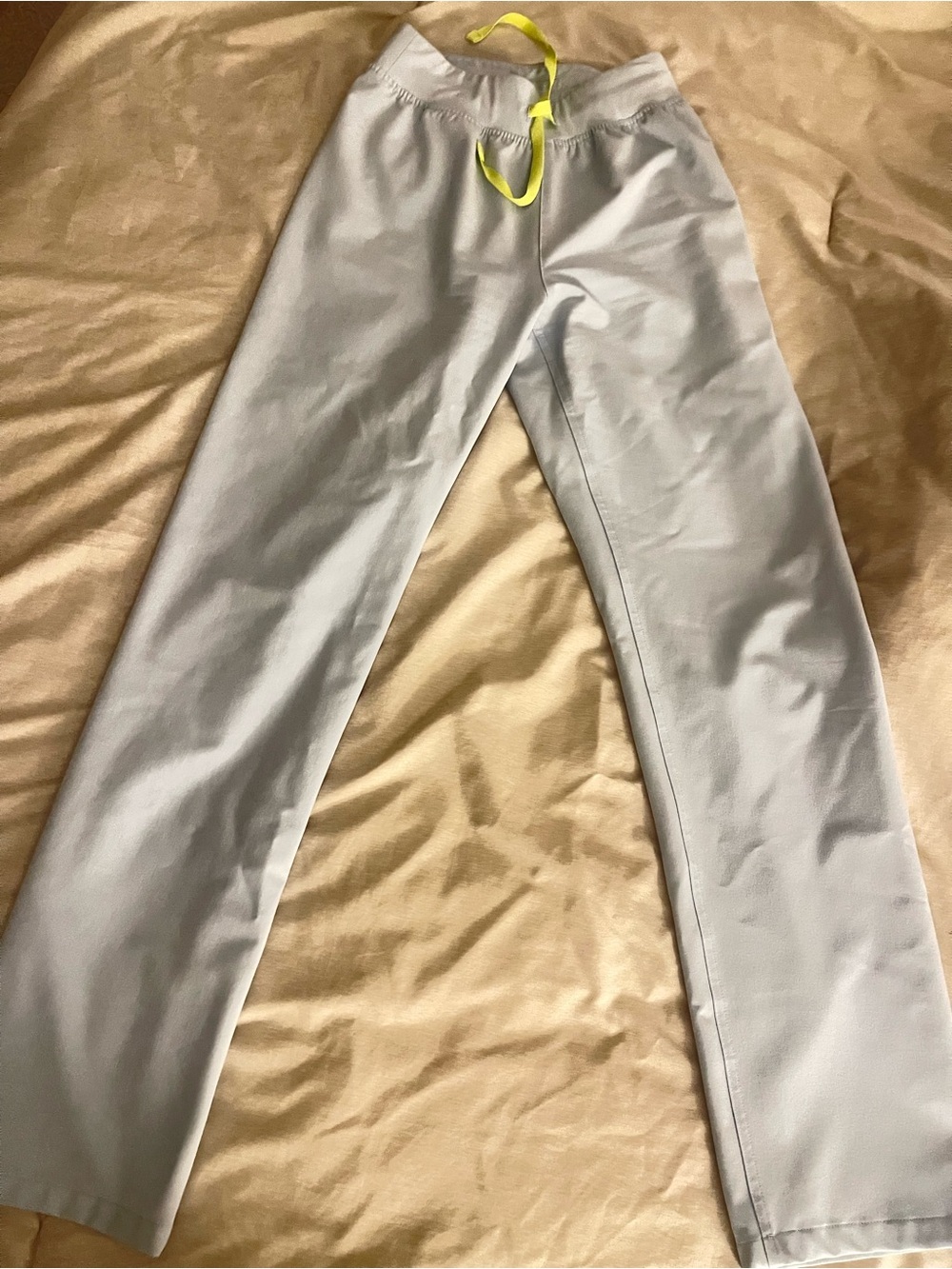 Figs Sky Blue High-Waisted Livingston xs tall
